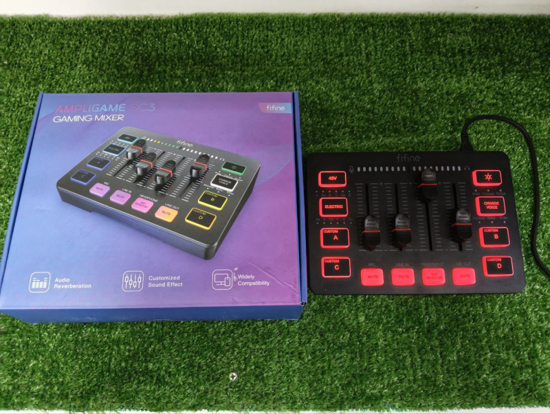 Цифровой микшерный пульт Ampligame Fifine SC3